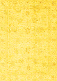 Oriental Yellow Traditional Rug, abs3553yw