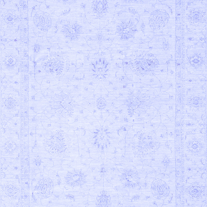 Oriental Blue Traditional Rug, abs3553blu