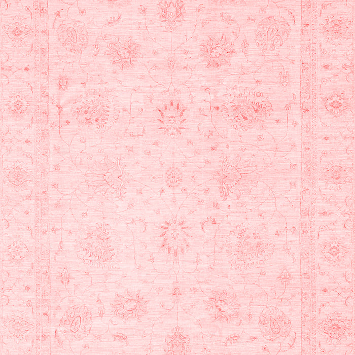 Machine Washable Oriental Red Traditional Rug, wshabs3553red