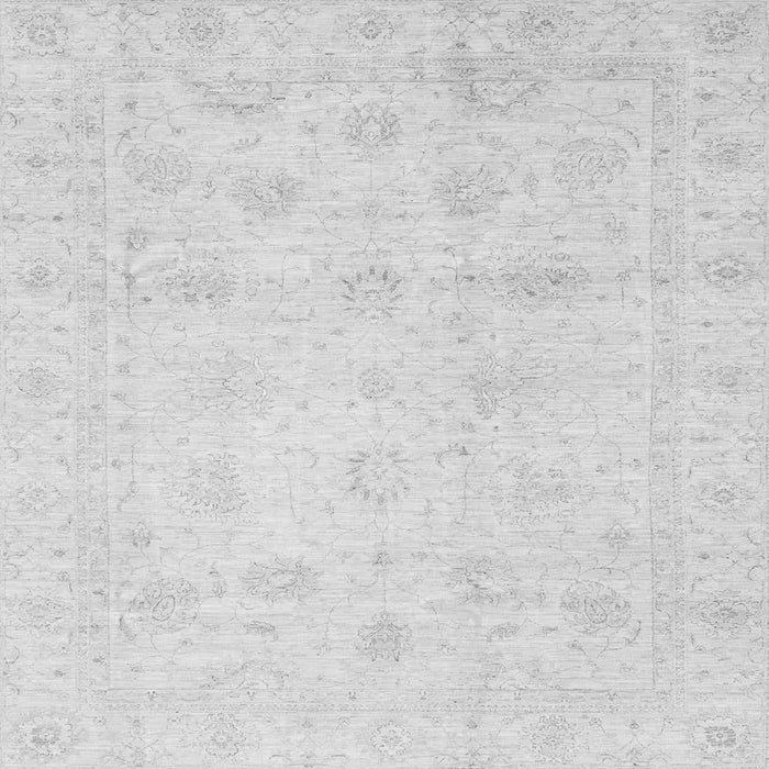 Square Machine Washable Oriental Gray Traditional Rug, wshabs3553gry