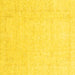 Square Machine Washable Oriental Yellow Traditional Rug, wshabs3554yw