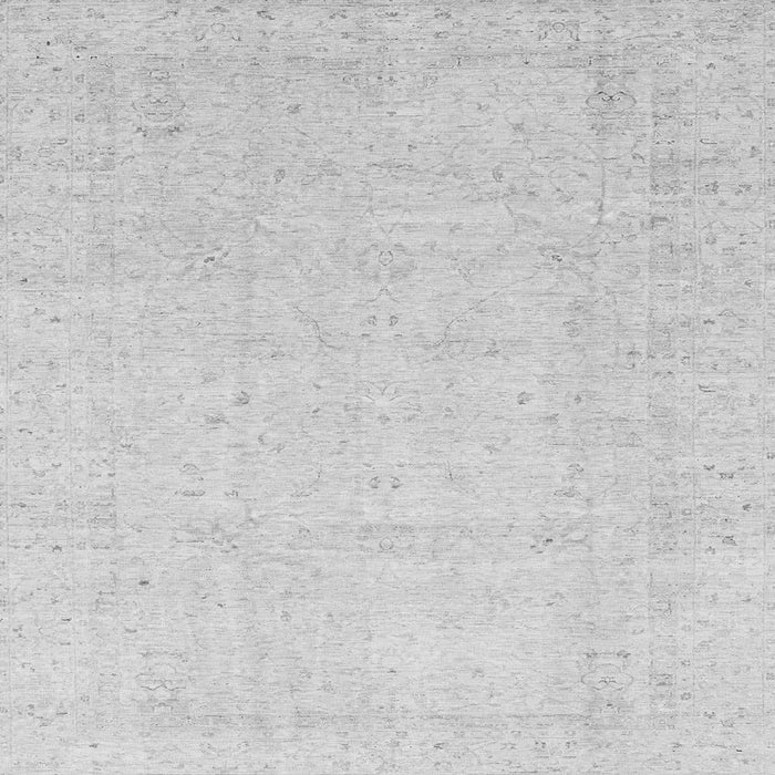 Square Machine Washable Oriental Gray Traditional Rug, wshabs3554gry