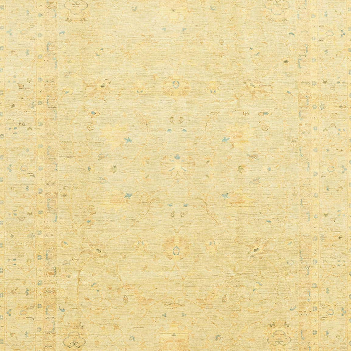 Machine Washable Abstract Chrome Gold Yellow Rug, wshabs3554