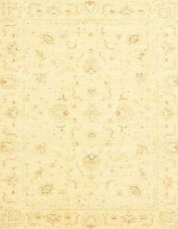 Abstract Mustard Yellow Oriental Rug, abs3555