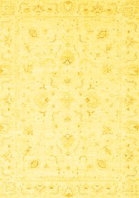 Oriental Yellow Traditional Rug, abs3555yw