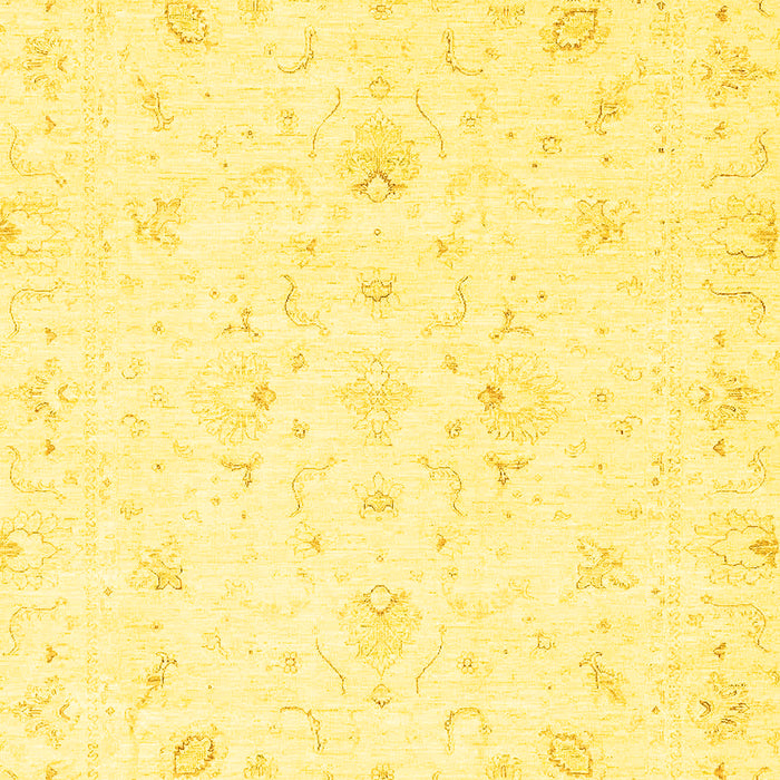 Oriental Yellow Traditional Rug, abs3555yw