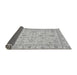 Sideview of Abstract Gray Modern Rug, abs3556gry