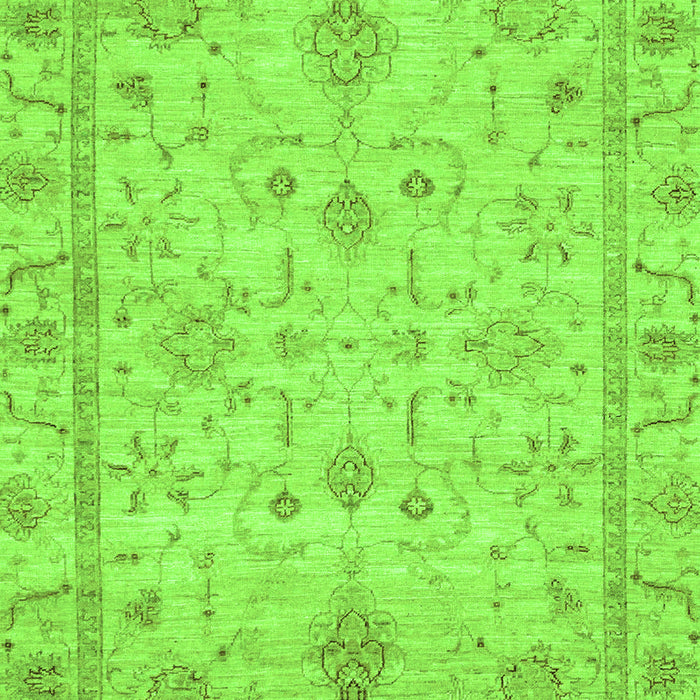 Machine Washable Abstract Green Modern Area Rugs, wshabs3556grn