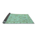 Sideview of Abstract Light Blue Modern Rug, abs3556lblu