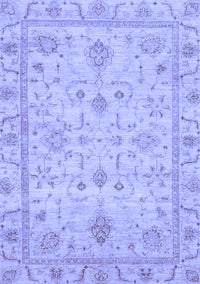 Abstract Blue Modern Rug, abs3556blu