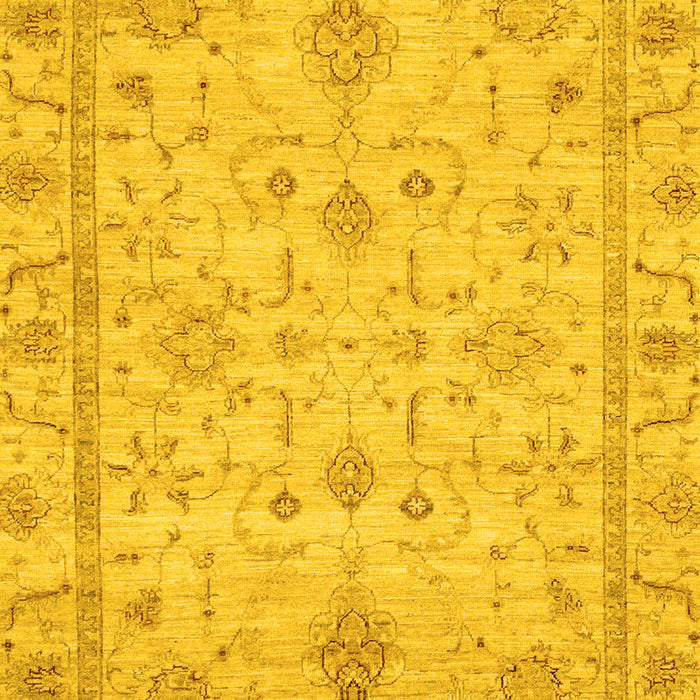 Abstract Yellow Modern Rug, abs3556yw