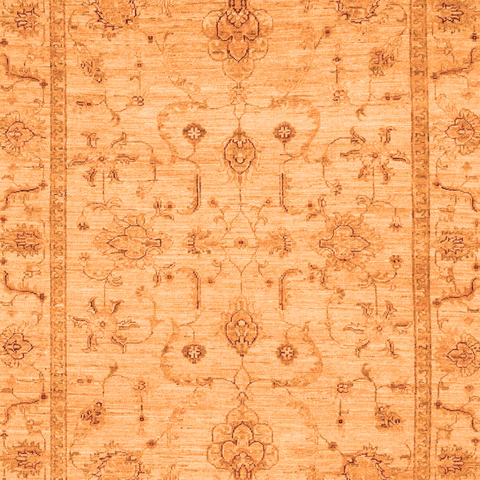 Machine Washable Abstract Orange Modern Area Rugs, wshabs3556org