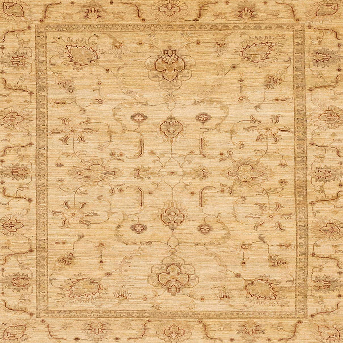 Square Machine Washable Abstract Dark Orange Rug, wshabs3556