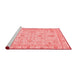 Modern Red Washable Rugs