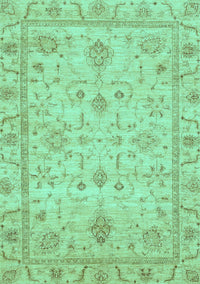 Abstract Turquoise Modern Rug, abs3556turq