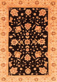 Oriental Orange Traditional Rug, abs3557org