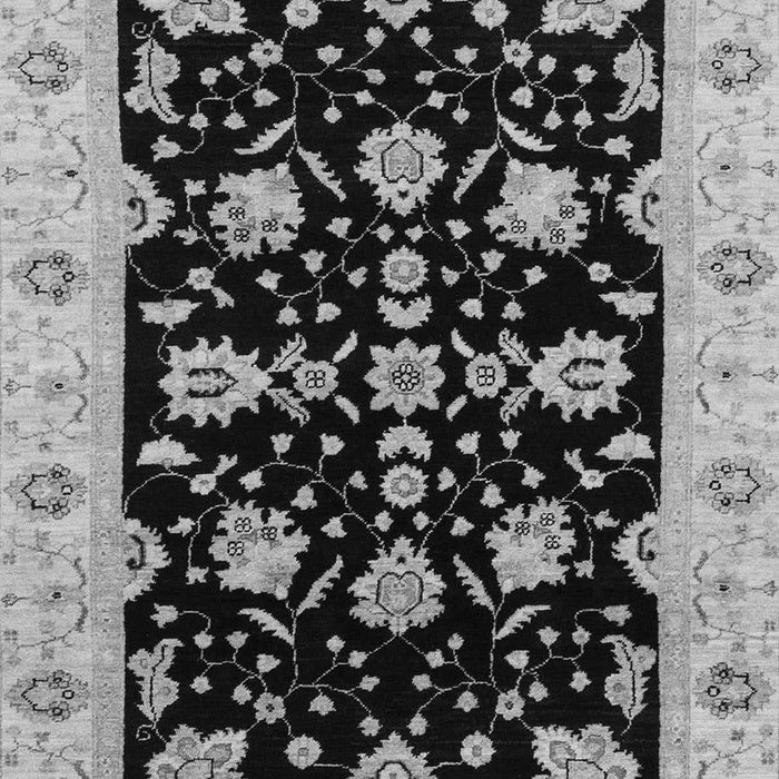 Machine Washable Oriental Gray Traditional Rug, wshabs3557gry