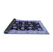 Sideview of Oriental Blue Traditional Rug, abs3557blu