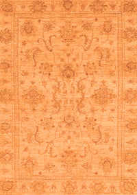 Abstract Orange Modern Rug, abs3558org