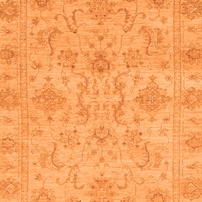 Abstract Orange Modern Rug, abs3558org
