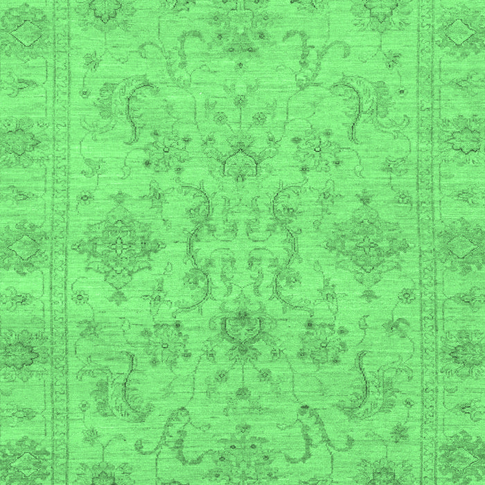 Machine Washable Abstract Emerald Green Modern Area Rugs, wshabs3558emgrn