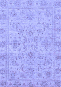 Abstract Blue Modern Rug, abs3558blu