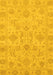 Abstract Yellow Modern Rug, abs3558yw