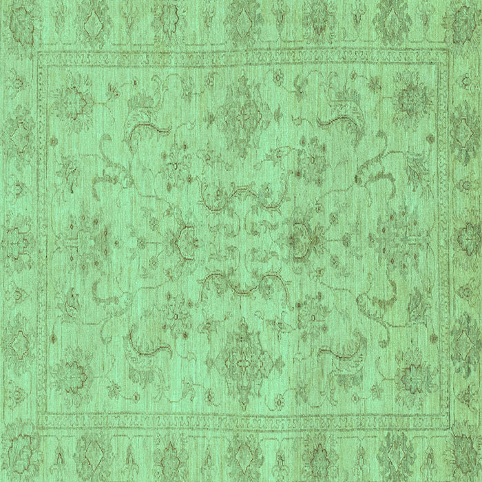 Square Machine Washable Abstract Turquoise Modern Area Rugs, wshabs3558turq