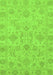 Machine Washable Abstract Green Modern Area Rugs, wshabs3558grn