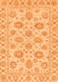 Abstract Orange Modern Rug, abs3559org