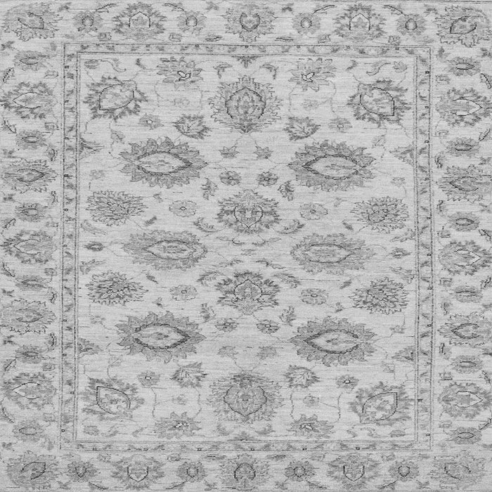 Square Abstract Gray Modern Rug, abs3559gry