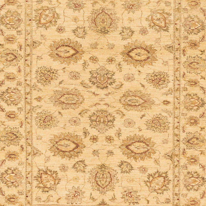 Machine Washable Abstract Chrome Gold Yellow Rug, wshabs3559