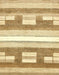 Abstract Cinnamon Brown Modern Rug, abs355