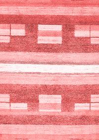 Abstract Red Modern Rug, abs355red