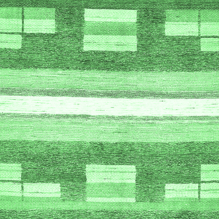 Machine Washable Abstract Emerald Green Modern Area Rugs, wshabs355emgrn