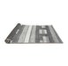 Sideview of Abstract Gray Modern Rug, abs355gry