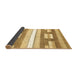 Sideview of Abstract Brown Modern Rug, abs355brn