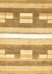 Abstract Brown Modern Rug, abs355brn