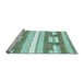 Sideview of Machine Washable Abstract Light Blue Modern Rug, wshabs355lblu