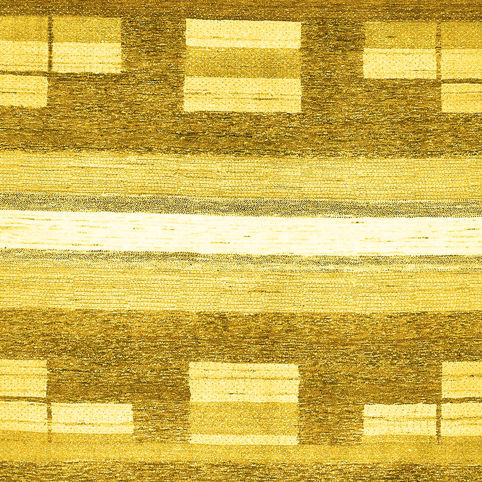 Machine Washable Abstract Yellow Modern Rug, wshabs355yw
