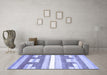 Machine Washable Abstract Blue Modern Rug in a Living Room, wshabs355blu