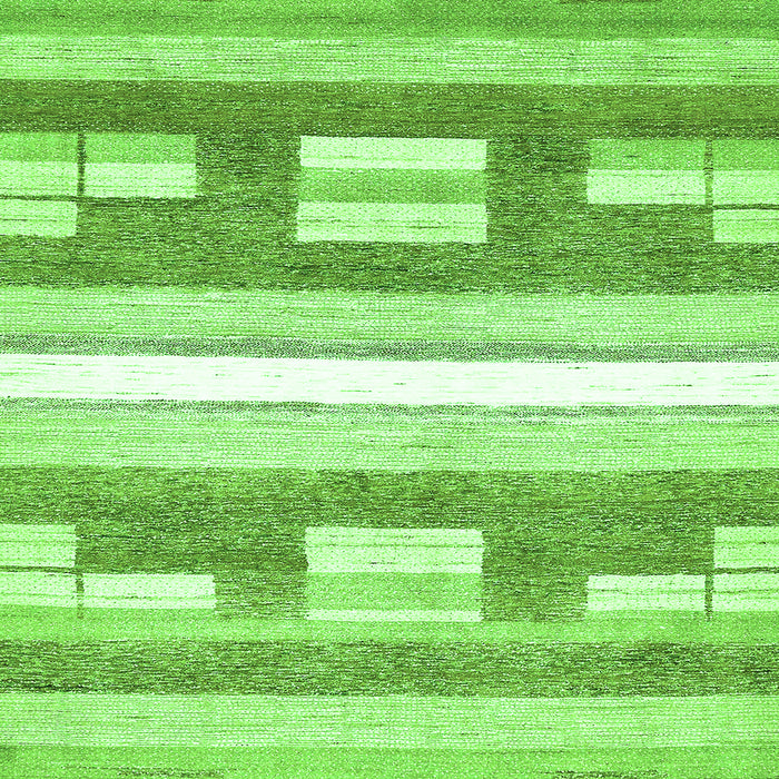 Square Abstract Green Modern Rug, abs355grn