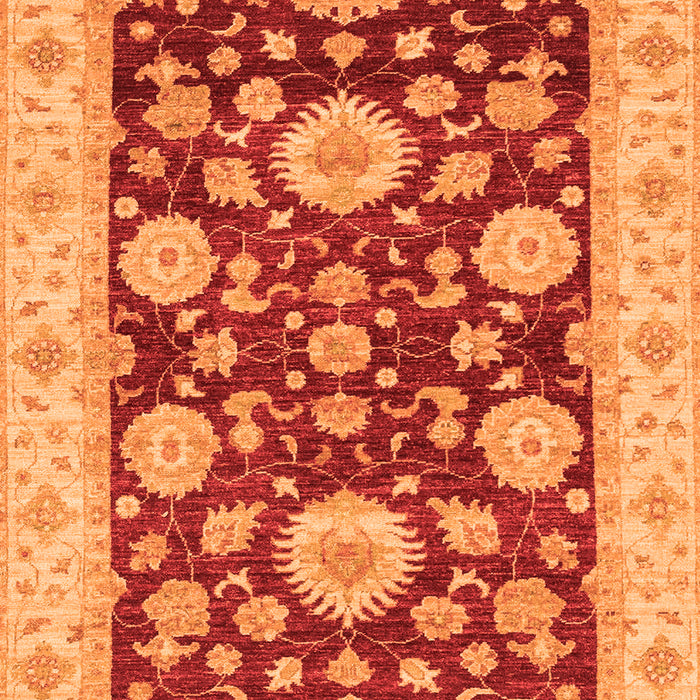 Oriental Orange Traditional Rug, abs3560org