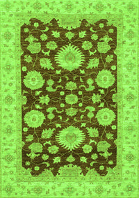 Oriental Green Traditional Rug, abs3560grn