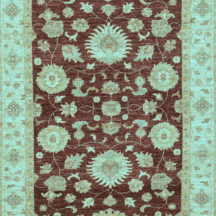 Oriental Light Blue Traditional Rug, abs3560lblu