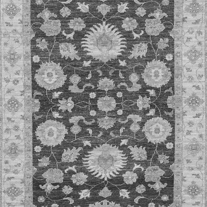Machine Washable Oriental Gray Traditional Rug, wshabs3560gry