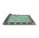 Sideview of Abstract Light Blue Modern Rug, abs3561lblu