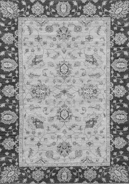 Abstract Gray Modern Rug, abs3561gry