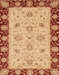 Abstract Red Modern Rug, abs3561