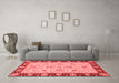 Modern Red Washable Rugs